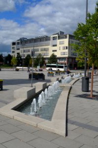 Bad Homburg, Bahnhofsplatz, Brunnen