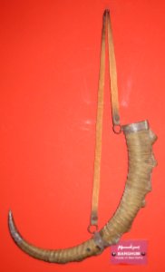 Barghum made of ibex horn, Bait Al Baranda Museum