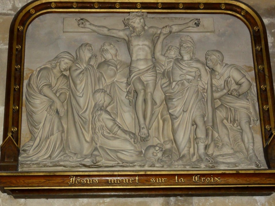 Bar-le-Duc (Meuse) église Saint-Étienne, chemin de croix, station 12