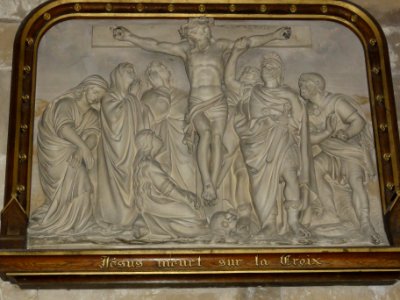Bar-le-Duc (Meuse) église Saint-Étienne, chemin de croix, station 12