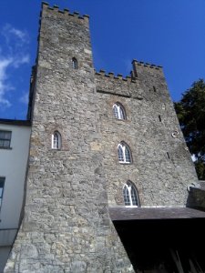 Barberstown Castle, Straffan (closeup of tower)