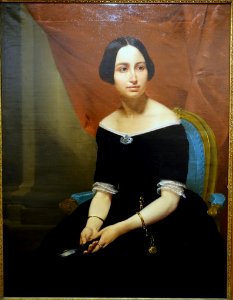 Baronesa do Seixo by Augusto Roquemont, oil on canvas - Museu Nacional de Soares dos Reis - Porto, Portugal - DSC00651