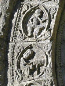 Barfrestone, detail of south door 06