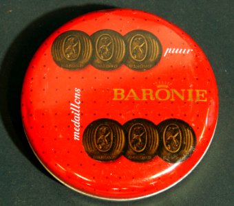 Baronie medaillons blikje