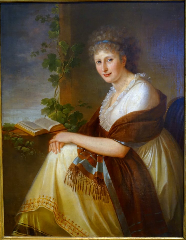 Baroness Elisabeth C. von Bouwinghausen, by Philipp Friedrich Hetsch, 1799, oil on canvas - Germanisches Nationalmuseum - Nuremberg, Germany - DSC03454