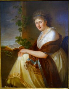 Baroness Elisabeth C. von Bouwinghausen, by Philipp Friedrich Hetsch, 1799, oil on canvas - Germanisches Nationalmuseum - Nuremberg, Germany - DSC03454