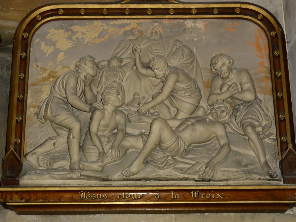 Bar-le-Duc (Meuse) église Saint-Étienne, chemin de croix, station 11