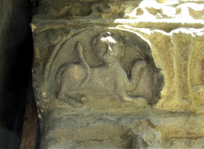 Barfrestone, detail of south door 16