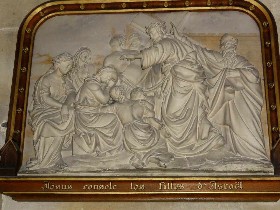 Bar-le-Duc (Meuse) église Saint-Étienne, chemin de croix, station 08
