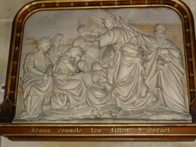Bar-le-Duc (Meuse) église Saint-Étienne, chemin de croix, station 08