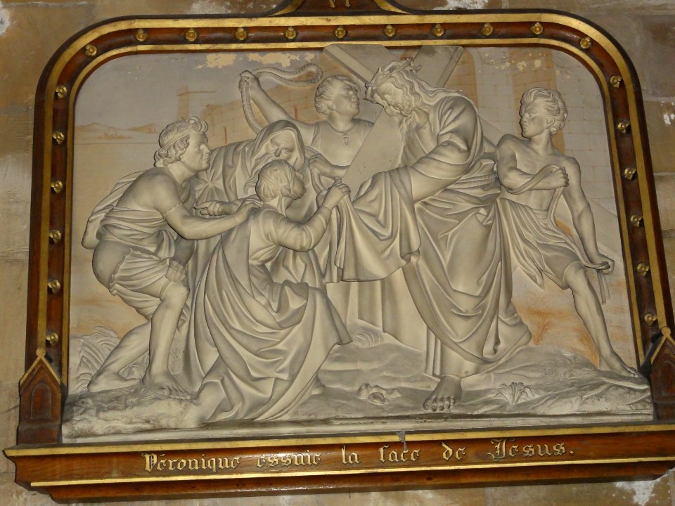Bar-le-Duc (Meuse) église Saint-Étienne, chemin de croix, station 06