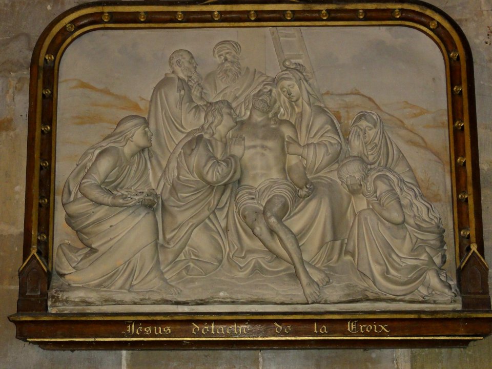 Bar-le-Duc (Meuse) église Saint-Étienne, chemin de croix, station 13