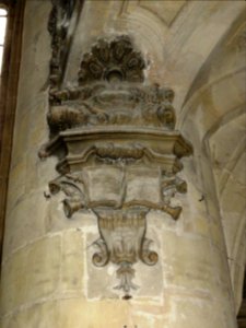 Bar-le-Duc (Meuse) église St.Etienne, décoration orgue