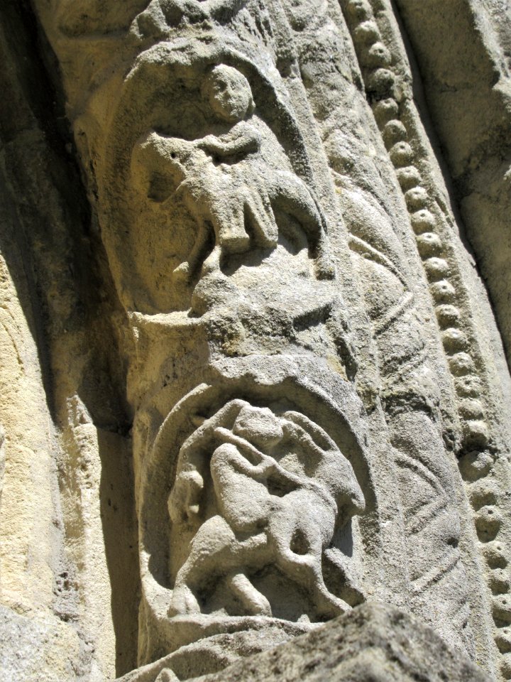 Barfrestone, detail of south door 10