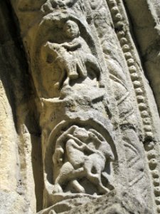 Barfrestone, detail of south door 10
