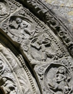 Barfrestone, detail of south door 02