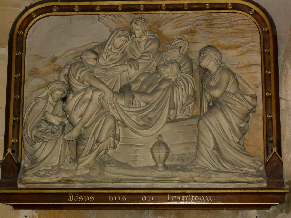 Bar-le-Duc (Meuse) église Saint-Étienne, chemin de croix, station 14