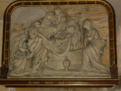 Bar-le-Duc (Meuse) église Saint-Étienne, chemin de croix, station 14