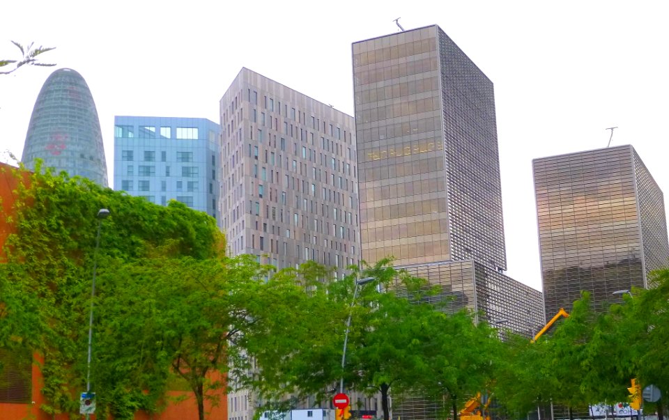 Barcelona - Torre Agbar, Hotel Novotel Barcelona City, Oficinas Diagonal 197 y Cuatrecasas Abogados 2