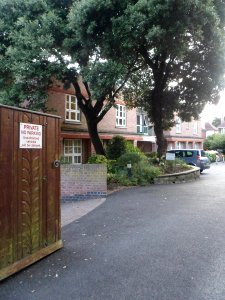Barford Court, Princes Crescent, Hove (NHLE Code 1298639) (August 2013) (Interior Courtyard)