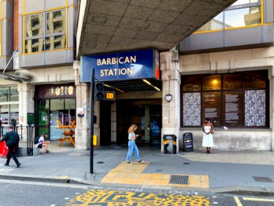 Barbican Station front 2020 photo
