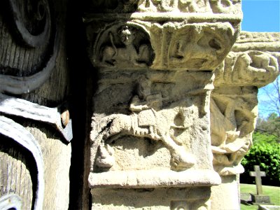 Barfrestone, detail of south door 15
