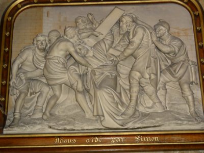 Bar-le-Duc (Meuse) église Saint-Étienne, chemin de croix, station 05