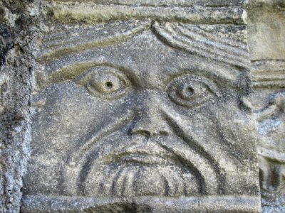 Barfrestone, detail of north door 03