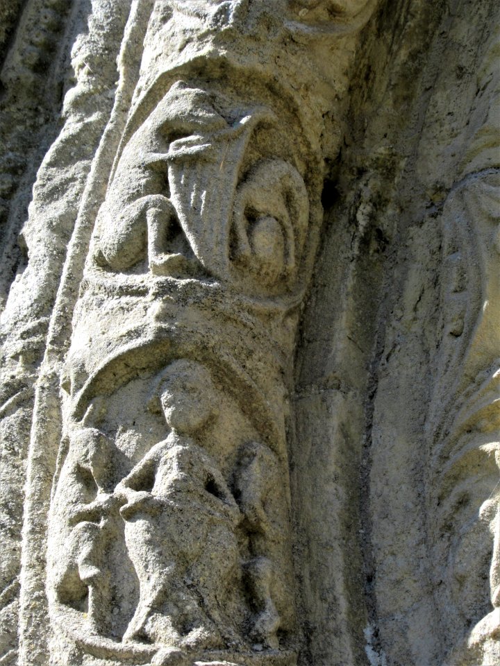 Barfrestone, detail of south door 11