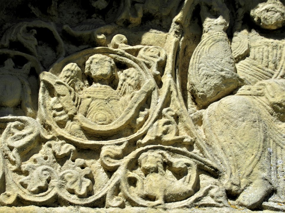 Barfrestone, detail of south door 14