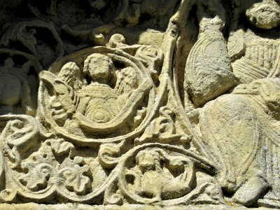 Barfrestone, detail of south door 14