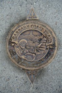 Barbary Coast Trail marker - San Francisco, CA - DSC02340