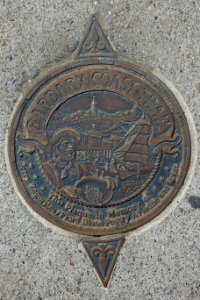 Barbary Coast Trail marker - San Francisco, CA - DSC02336