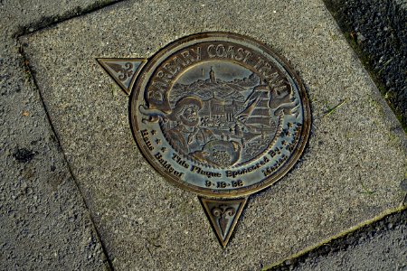 Barbary Coast Trail marker - San Francisco, CA - DSC02644