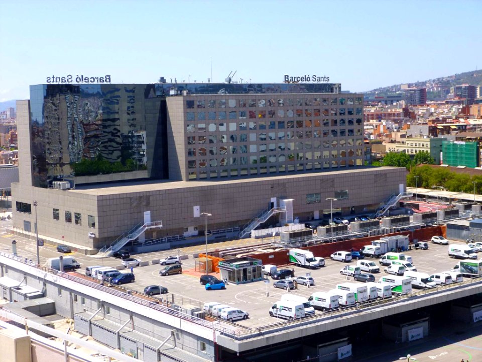 Barcelona - Estación de Sants y Hotel Barceló Sants 3