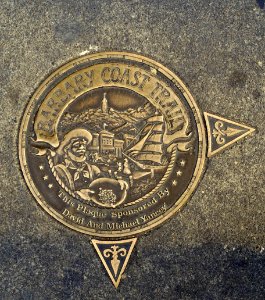 Barbary Coast Trail marker - San Francisco, CA - DSC02677