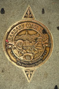 Barbary Coast Trail marker - San Francisco, CA - DSC02654