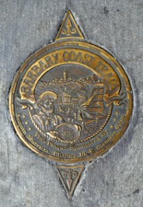 Barbary Coast Trail marker - San Francisco, CA - DSC02370