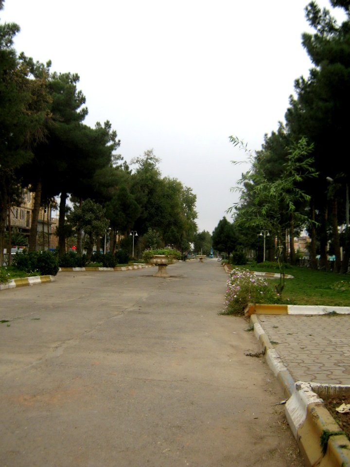 Barrier of Republic blv - Nishapur