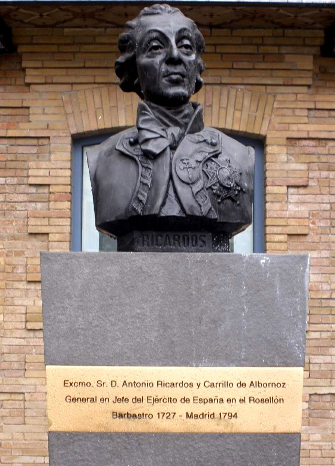 Barbastro - Monumento al General Antonio Ricardos