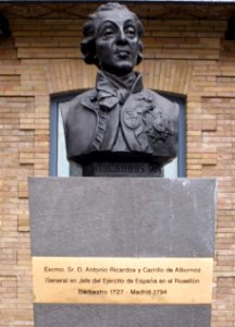 Barbastro - Monumento al General Antonio Ricardos