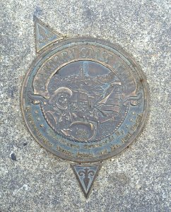 Barbary Coast Trail marker - San Francisco, CA - DSC04153
