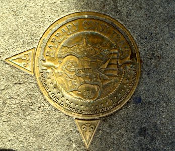 Barbary Coast Trail marker - San Francisco, CA - DSC02674