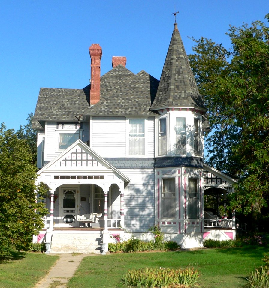 Barbeau house (Lenora, KS) from W1