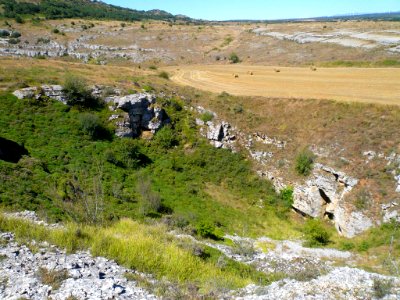 Basconcillos del Tozo - Geosenda El Valle Ciego, dolina de la Cueva del Agua 6