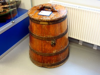 Barrel from training ship DANMARK