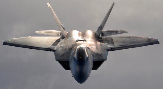 F-22 fighter airplane