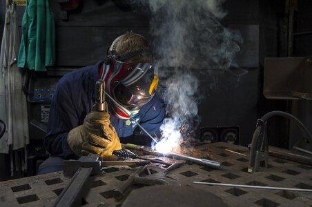 Welder industry metal photo