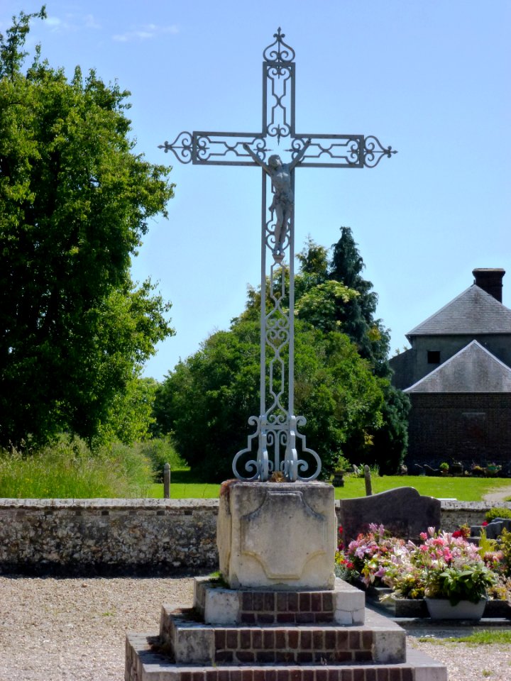 Barquet (Eure, Fr) croix de cimetière