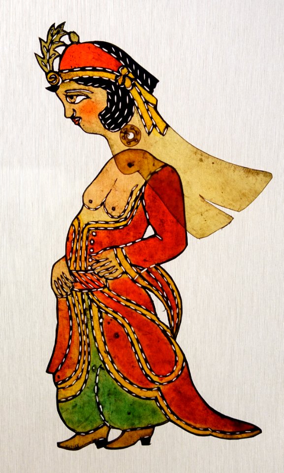 Bare-chested woman, Karagoz, Turkey - Museu do Oriente - Lisbon, Portugal - DSC06813